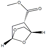 beta-D-erythro-Pentofuranose, 1,5-anhydro-2,3-dideoxy-3-(methoxycarbonyl)- Struktur