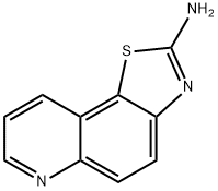 Thiazolo[5,4-f]quinolin-2-amine (9CI) Struktur