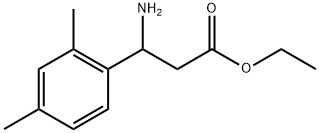 ethyl 3-amino-3-(2,4-dimethylphenyl)propanoate Struktur