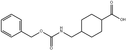 4-({[(BENZYLOXY)CARBONYL]AMINO}METHYL)CYCLOHEXANECARBOXYLIC ACID Struktur