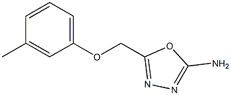 2-Amino-5-(m-tolyl)oxymethyl-1,3,4-oxadiazole Struktur