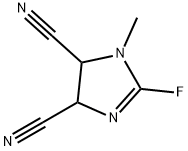 1H-Imidazole-4,5-dicarbonitrile,2-fluoro-4,5-dihydro-1-methyl-(9CI) Struktur