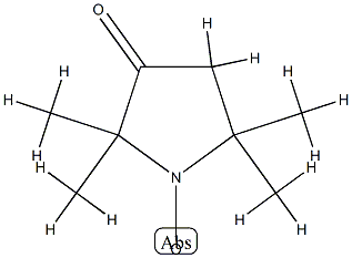 [(2,2,5,5-Tetramethyl-3-oxo-pyrrolizino)oxy]radical Struktur