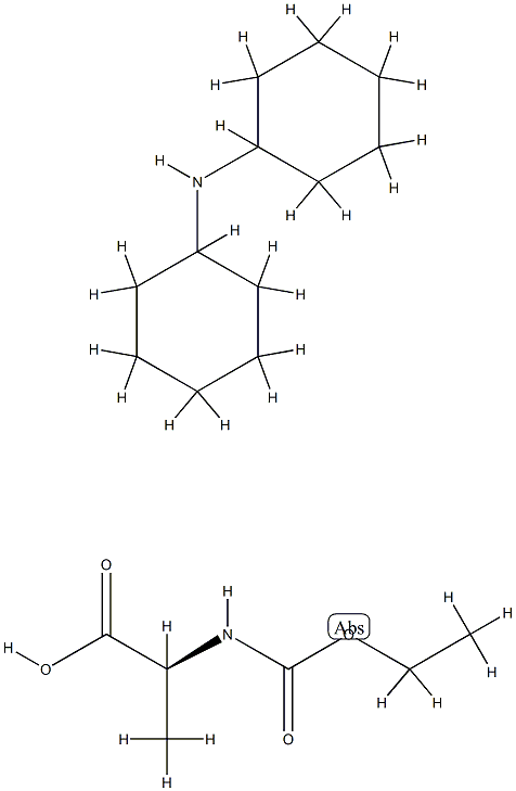 dicyclohexylamine (S)-2-((ethoxycarbonyl)amino)propanoate Struktur