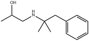 1-[(α,α-Dimethylphenethyl)amino]-2-propanol Struktur