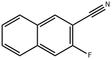 2-Cyano-3-fluoro-2-naphthalene Struktur