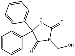 3-(hydroxymethyl)phenytoin Struktur