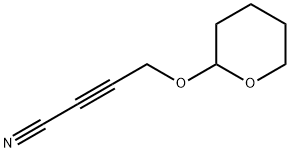 2-Butynenitrile,4-[(tetrahydro-2H-pyran-2-yl)oxy]-(9CI) Struktur