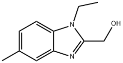 1H-Benzimidazole-2-methanol,1-ethyl-5-methyl-(9CI) Struktur