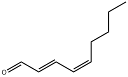 (E,Z)-2,4-nonadienal,(2E,4Z)-2,4-nonadienal Struktur