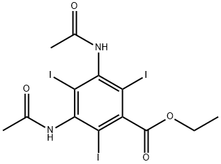 ethyl diatrizoate Struktur