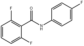 2,6-difluoro-N-(4-fluorophenyl)benzamide Struktur