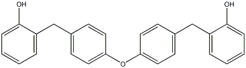 Bis[α-(2-hydroxyphenyl)-p-tolyl] ether Struktur