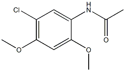 N-(5-chloro-2,4-dimethoxyphenyl)acetamide Struktur