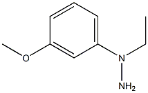 (1-(3-methoxyphenyl)ethyl)hydrazine Struktur