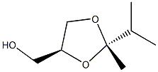 1,3-Dioxolane-4-methanol,2-methyl-2-(1-methylethyl)-,(2R,4R)-rel-(9CI) Struktur