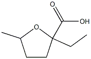 2-Furancarboxylicacid,2-ethyltetrahydro-5-methyl-(9CI) Struktur