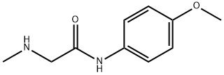 N-(4-methoxyphenyl)-2-(methylamino)acetamide Struktur