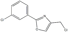 4-(CHLOROMETHYL)-2-(3-CHLOROPHENYL)-1,3-OXAZOLE Struktur