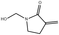 2-Pyrrolidinone,1-(hydroxymethyl)-3-methylene-(9CI) Struktur