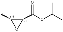 Oxiranecarboxylic acid, 3-methyl-, 1-methylethyl ester, (2R,3R)-rel- (9CI) Struktur