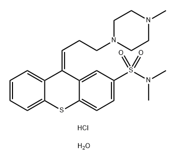 Thiothixene Struktur