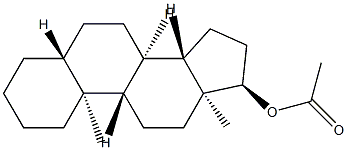 5α-Androstan-17α-ol acetate Struktur