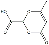 4H-1,3-Dioxin-2-carboxylicacid,6-methyl-4-oxo-(9CI) Struktur