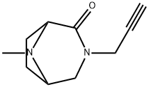 3,8-Diazabicyclo[3.2.1]octan-2-one,8-methyl-3-(2-propynyl)-(8CI) Struktur