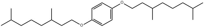 1 4-BIS((3 7'-DIMETHYLOCTYL)OXY)BENZENE& Struktur