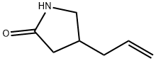 2-Pyrrolidinone,4-(2-propenyl)-(9CI) Struktur