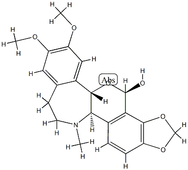 (6α)-2,3-Dimethoxy-16-methyl-10,11-[methylenebis(oxy)]rheadan-8α-ol Struktur