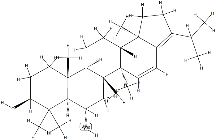 A'-Neogammacera-15,17(21)-diene-3β,6α-diol Struktur