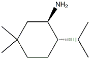 Cyclohexanamine, 5,5-dimethyl-2-(1-methylethyl)-, (1R,2S)-rel- (9CI) Struktur