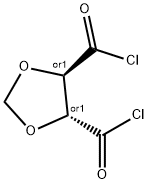 1,3-Dioxolane-4,5-dicarbonyldichloride,(4R,5R)-rel-(9CI) Struktur