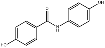 4-hydroxy-N-(4-hydroxyphenyl)benzamide Struktur