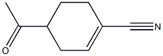 1-Cyclohexene-1-carbonitrile, 4-acetyl- (6CI,8CI,9CI) Struktur