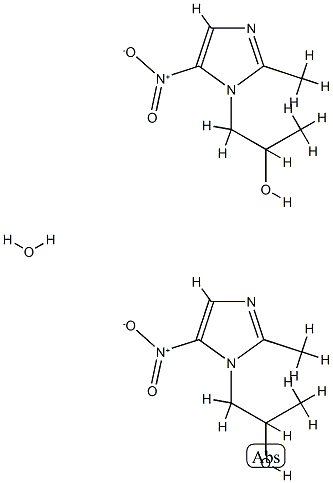 Secnidazole heMihydrate Struktur