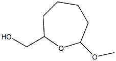 2-Oxepanemethanol,7-methoxy-(9CI) Struktur