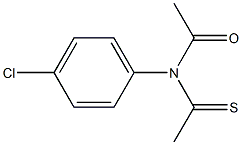 Diacetanilide,  4-chlorothio-  (8CI) Struktur