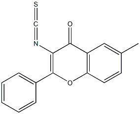 4H-1-Benzopyran-4-one,3-isothiocyanato-6-methyl-2-phenyl-(9CI) Struktur