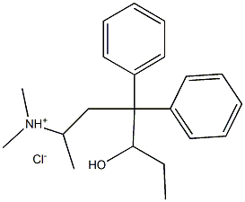 Dimephepatanol hydrochloride Struktur