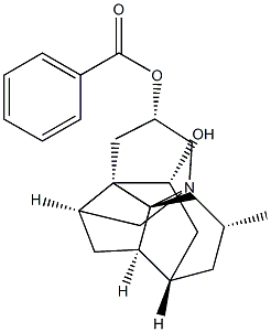 (15R)-15-Methyl-4,10α-cyclolycopodane-2α,5β-diol 2-benzoate Struktur