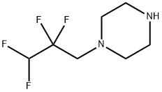 1-(2,2,3,3-tetrafluoropropyl)piperazine Struktur