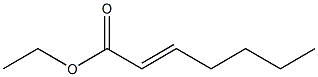 2-Heptenoic acid ethyl ester Struktur