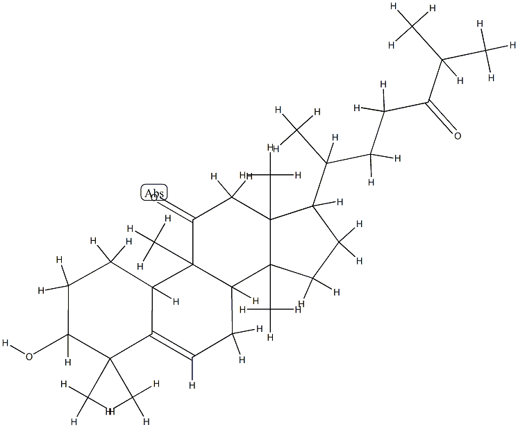 (9β,10α)-3β-Hydroxy-9-methyl-19-norlanost-5-ene-11,24-dione Struktur