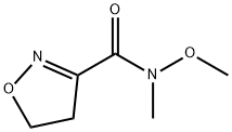 3-Isoxazolecarboxamide,4,5-dihydro-N-methoxy-N-methyl-(9CI) Struktur