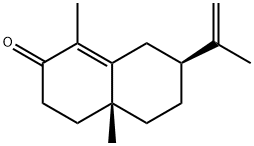 [4aR,(-)]-2,3,4,4a,5,6,7,8-Octahydro-1,4a-dimethyl-7α-isopropenylnaphthalene-2-one Struktur