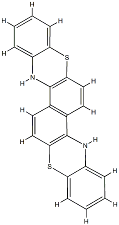 5,13-Dihydrophenothiazino[2,1-a]phenothiazine Struktur