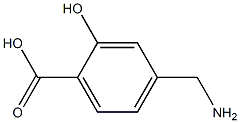 4-aminomethyl-2-hydroxybenzoic acid Struktur